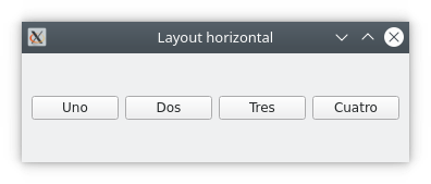 Layout horitzontal