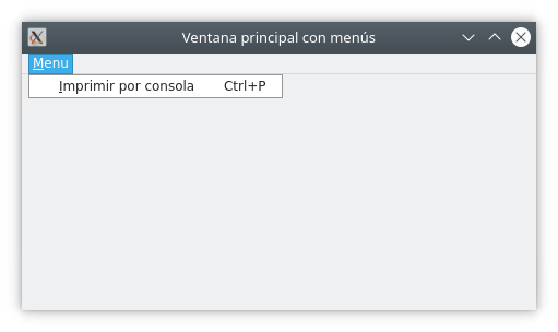 Menú